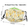 pineapple pattern Adult Dust Mask Cover - Breathable, Adjustable for Outdoor, Camping, Running, Traveling, Work, and Daily Use view 4