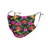 Hawaiian Flower Adult Dust Mask Cover - Breathable, Adjustable for Outdoor, Camping, Running, Traveling, Work, and Daily Use view 1