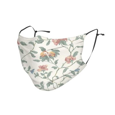 Pink Flowers Leaves Adult Dust Mask Cover - Breathable, Adjustable for Outdoor, Camping, Running, Traveling, Work, and Daily Use