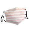 Pink Stripe Adult Dust Mask Cover - Breathable, Adjustable for Outdoor, Camping, Running, Traveling, Work, and Daily Use view 2