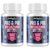 300 Billion CFU Probiotics for Gut Health - 12 Live Cultures + 4 Prebiotics, 16 in 1 High Strength Probiotic Synbiotic Complex, Advanced Gut Repair Supplements for Men & Women, 120 Capsules view 1