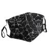 Black Marble Adult Dust Mask Cover - Breathable, Adjustable for Outdoor, Camping, Running, Traveling, Work, and Daily Use view 2