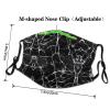 Black Marble Adult Dust Mask Cover - Breathable, Adjustable for Outdoor, Camping, Running, Traveling, Work, and Daily Use view 4