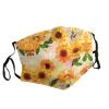 Beautiful sunflower Adult Dust Mask Cover - Breathable, Adjustable for Outdoor, Camping, Running, Traveling, Work, and Daily Use view 2