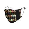 Art Guitar Pattern Adult Dust Mask Cover - Breathable, Adjustable for Outdoor, Camping, Running, Traveling, Work, and Daily Use view 1