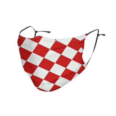 Lattice Grid Pink Romance Adult Dust Mask Cover - Breathable, Adjustable for Outdoor, Camping, Running, Traveling, Work, and Daily Use