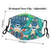 Tropical Palm Leaf Adult Dust Mask Cover - Breathable, Adjustable for Outdoor, Camping, Running, Traveling, Work, and Daily Use view 4