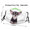 Cute Chihuahua Adult Dust Mask Cover - Breathable, Adjustable for Outdoor, Camping, Running, Traveling, Work, and Daily Use view 4