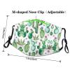Cactus Flower Adult Dust Mask Cover - Breathable, Adjustable for Outdoor, Camping, Running, Traveling, Work, and Daily Use view 4