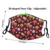 Bright Mushrooms Art Adult Dust Mask Cover - Breathable, Adjustable for Outdoor, Camping, Running, Traveling, Work, and Daily Use view 4