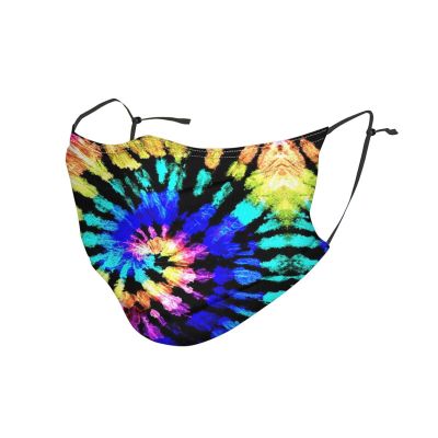 Exotic Tribe Tie Dye Style Adult Dust Mask Cover - Breathable, Adjustable for Outdoor, Camping, Running, Traveling, Work, and Daily Use