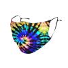 Exotic Tribe Tie Dye Style Adult Dust Mask Cover - Breathable, Adjustable for Outdoor, Camping, Running, Traveling, Work, and Daily Use