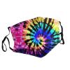 Exotic Tribe Tie Dye Style Adult Dust Mask Cover - Breathable, Adjustable for Outdoor, Camping, Running, Traveling, Work, and Daily Use view 2