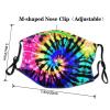 Exotic Tribe Tie Dye Style Adult Dust Mask Cover - Breathable, Adjustable for Outdoor, Camping, Running, Traveling, Work, and Daily Use view 4