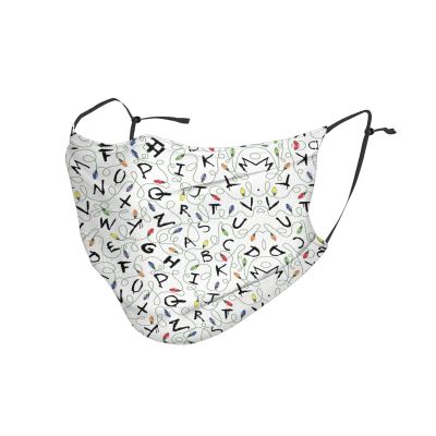 character stripes Adult Dust Mask Cover - Breathable, Adjustable for Outdoor, Camping, Running, Traveling, Work, and Daily Use