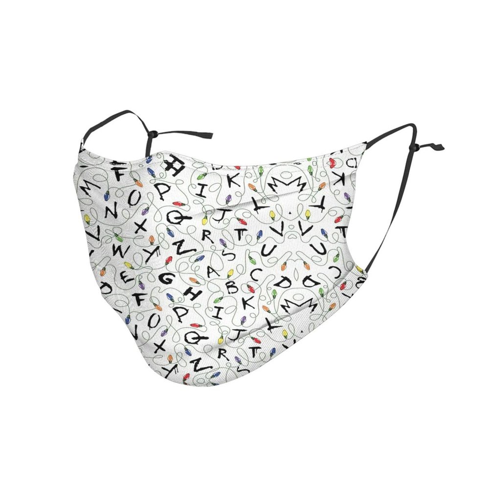character stripes Adult Dust Mask Cover - Breathable, Adjustable for Outdoor, Camping, Running, Traveling, Work, and Daily Use