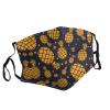 Golden Pineapple Adult Dust Mask Cover - Breathable, Adjustable for Outdoor, Camping, Running, Traveling, Work, and Daily Use view 2