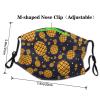 Golden Pineapple Adult Dust Mask Cover - Breathable, Adjustable for Outdoor, Camping, Running, Traveling, Work, and Daily Use view 4