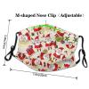 Christmas Cartoon Santa Claus Adult Dust Mask Cover - Breathable, Adjustable for Outdoor, Camping, Running, Traveling, Work, and Daily Use view 4