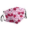 Strawberry pattern Adult Dust Mask Cover - Breathable, Adjustable for Outdoor, Camping, Running, Traveling, Work, and Daily Use view 2