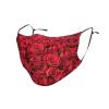 red rose Adult Dust Mask Cover - Breathable, Adjustable for Outdoor, Camping, Running, Traveling, Work, and Daily Use view 1