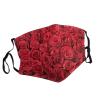 red rose Adult Dust Mask Cover - Breathable, Adjustable for Outdoor, Camping, Running, Traveling, Work, and Daily Use view 2