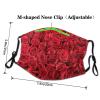 red rose Adult Dust Mask Cover - Breathable, Adjustable for Outdoor, Camping, Running, Traveling, Work, and Daily Use view 4