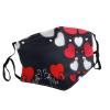 Happy Valentine's Day Adult Dust Mask Cover - Breathable, Adjustable for Outdoor, Camping, Running, Traveling, Work, and Daily Use view 2