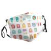 Postal Stationery Adult Dust Mask Cover - Breathable, Adjustable for Outdoor, Camping, Running, Traveling, Work, and Daily Use view 2