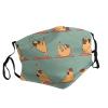 Yoga pug Adult Dust Mask Cover - Breathable, Adjustable for Outdoor, Camping, Running, Traveling, Work, and Daily Use view 2