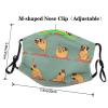 Yoga pug Adult Dust Mask Cover - Breathable, Adjustable for Outdoor, Camping, Running, Traveling, Work, and Daily Use view 4