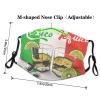 Mexico Flag and Tequila Adult Dust Mask Cover - Breathable, Adjustable for Outdoor, Camping, Running, Traveling, Work, and Daily Use view 4