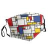 Abstract Pattern Adult Dust Mask Cover - Breathable, Adjustable for Outdoor, Camping, Running, Traveling, Work, and Daily Use view 2
