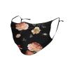 Flowers (2) Adult Dust Mask Cover - Breathable, Adjustable for Outdoor, Camping, Running, Traveling, Work, and Daily Use