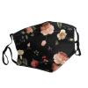 Flowers (2) Adult Dust Mask Cover - Breathable, Adjustable for Outdoor, Camping, Running, Traveling, Work, and Daily Use view 2
