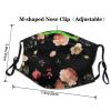 Flowers (2) Adult Dust Mask Cover - Breathable, Adjustable for Outdoor, Camping, Running, Traveling, Work, and Daily Use view 4