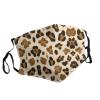 Animal Leopard Adult Dust Mask Cover - Breathable, Adjustable for Outdoor, Camping, Running, Traveling, Work, and Daily Use view 2