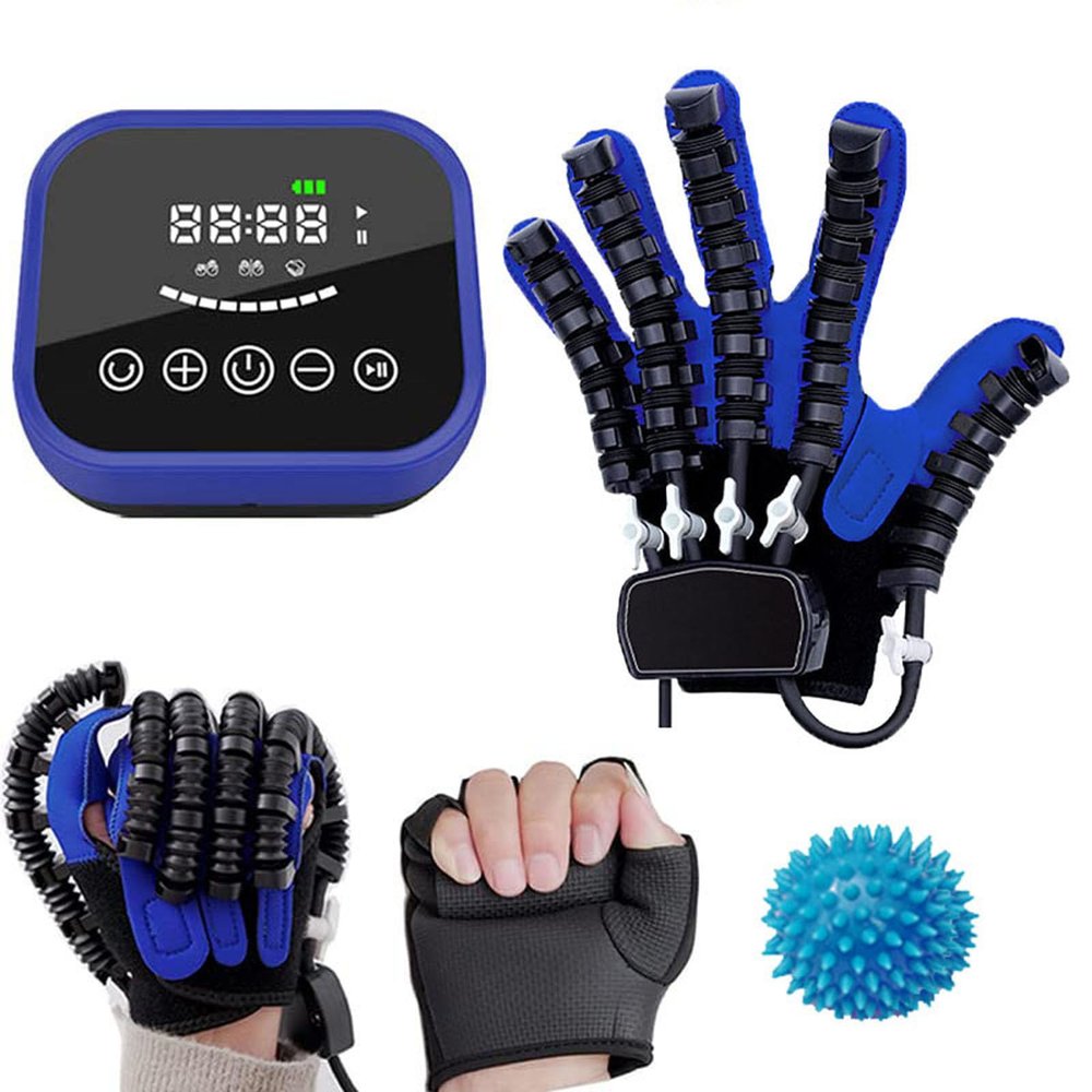 Arthritis Stroke Glove Hand Rehabilitation Robot - Electric Therapy Equipment for Hemiplegia Finger Training, Physiotherapy Device