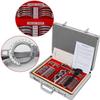 GTANND Eye Optometry Lens Kit, 104/266 Pcs/Set Optical Trial Lens Kit, With Trial Frame Eye Protection Accessories, Ophthalmic Trial Case Lenses, Aluminum Suitcase,104Pcs view 2