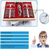 GTANND Eye Optometry Lens Kit, 104/266 Pcs/Set Optical Trial Lens Kit, With Trial Frame Eye Protection Accessories, Ophthalmic Trial Case Lenses, Aluminum Suitcase,104Pcs view 3