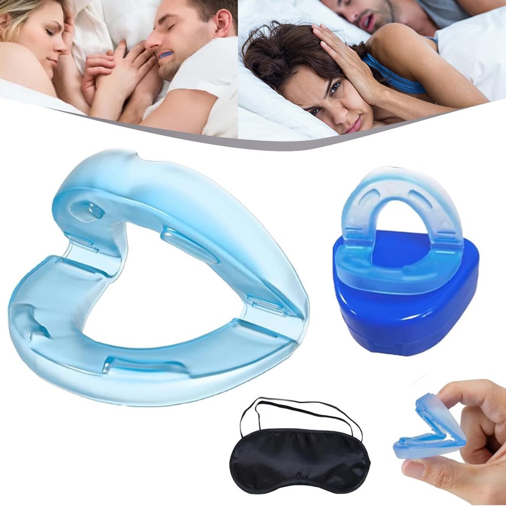 Anti Snoring Mouthpiece, Ronflement Universal Size, Comfortable & Effective Mouth Guard - Snore No More, You & Your Partner Can Sleep Better Than Ever Before (1Pcs)