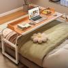Mobile Overbed Table with Wheels for Bed Desk and Computer Use view 1