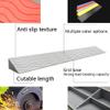 Rubber Wheelchair Ramp for Home Steps/Door Non Slip Textured Surface 39" Wide Curb Ramp 3.35" Rise Threshold Ramp (Yellow 99 * 18 * 8.5cm) view 2