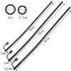 3 Specifications Silicone Threaded Extended Urethral Probe, Male Alternative Exercise Accessory (B) view 2