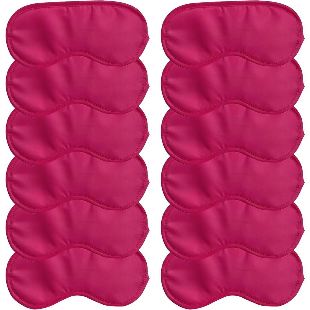 12 Pcs/Set Eye Mask Sleep Masks Sleeping Mask Blindfold Eye Cover Sleeping Eye Cover Mask for Women Men Kids Girls
