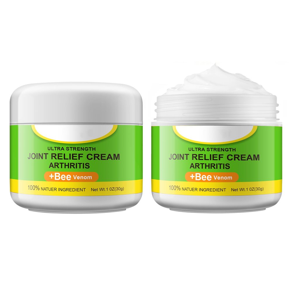 Bee Venom Cream on Back, Neck, Hands, Feet 30g - 2 Pack (60g)