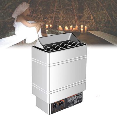 YXFAZPP Home Sauna,Sauna Heater 30 To 110 C Overheating Protection Thermostat Sauna Heater Electric Sauna Stove 3-9Kw Sauna Set Finnish Sauna Oven Built-In Sauna Electric (3kW)