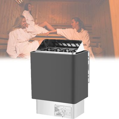 YXFAZPP Home Sauna,Sauna Steaming Stove Electric Stainless Steel Sauna Heater Wall-Mounted Design Double-Layer Thickening for Household And Commercial Sauna Heaters Spa (6KW)