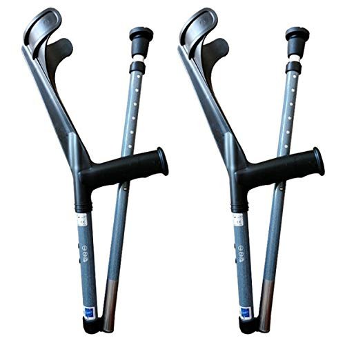 ALDDPWE Autopeck Forearm Crutches Ergonomic Handle with Comfy Grip High Density Sturdy Aluminum 300lb Max Lightest Crutch 1 Pair,TURBO_LOADING_TEXT:Loading your order