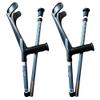 ALDDPWE Autopeck Forearm Crutches Ergonomic Handle with Comfy Grip High Density Sturdy Aluminum 300lb Max Lightest Crutch 1 Pair,TURBO_LOADING_TEXT:Loading your order view 1